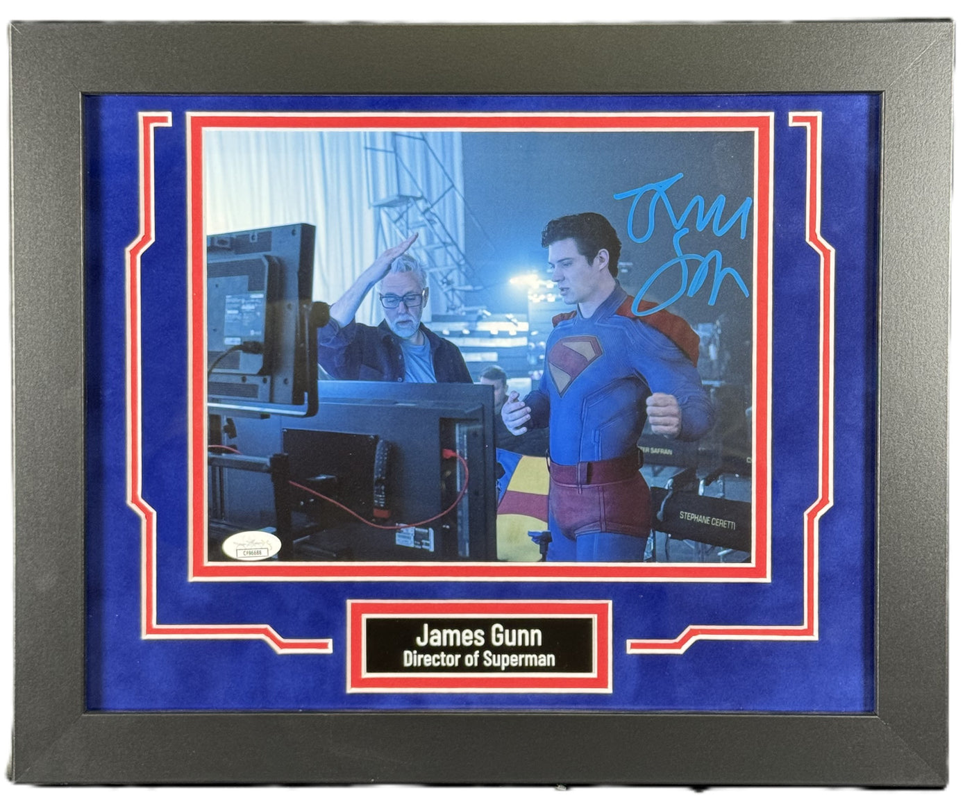 James Gunn Signed Custom Framed 8x10 Photo Superman Director Autographed JSA COA