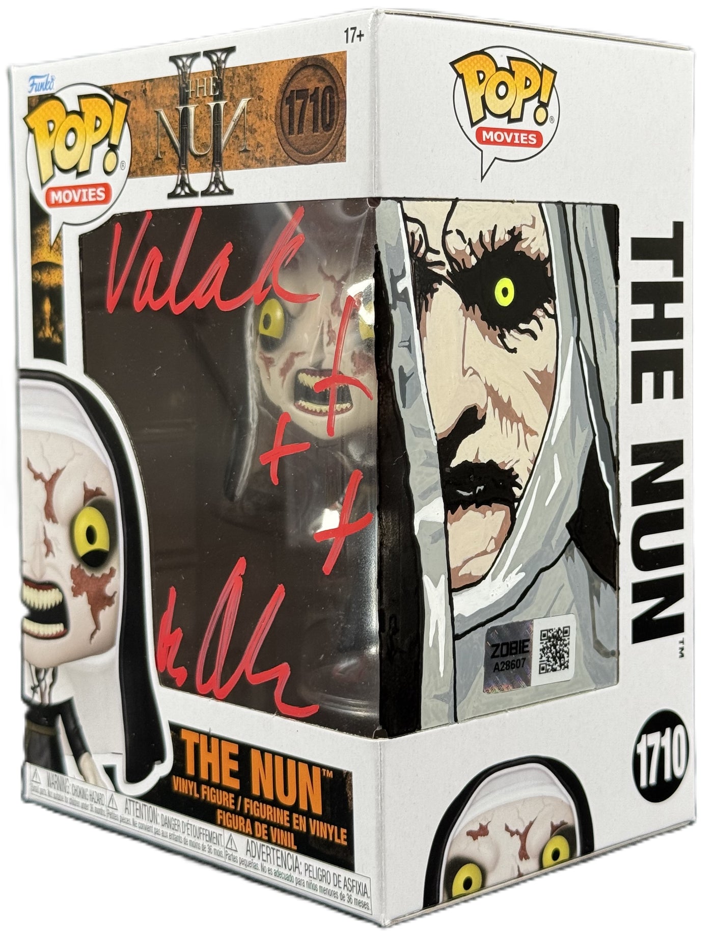 Bonnie Aarons Signed Funko Pop The Nun II Sketched Autographed Zobie COA