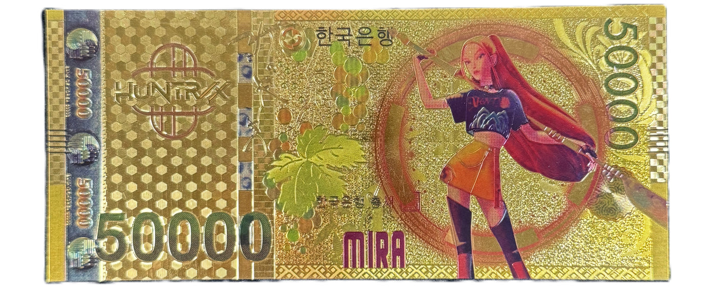 K-Pop Demon Hunters Prop Bank Note- Rumi Jinu Zobie Exclusive