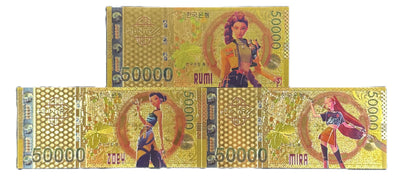 K-Pop Demon Hunters Prop Bank Note- Rumi Jinu Zobie Exclusive