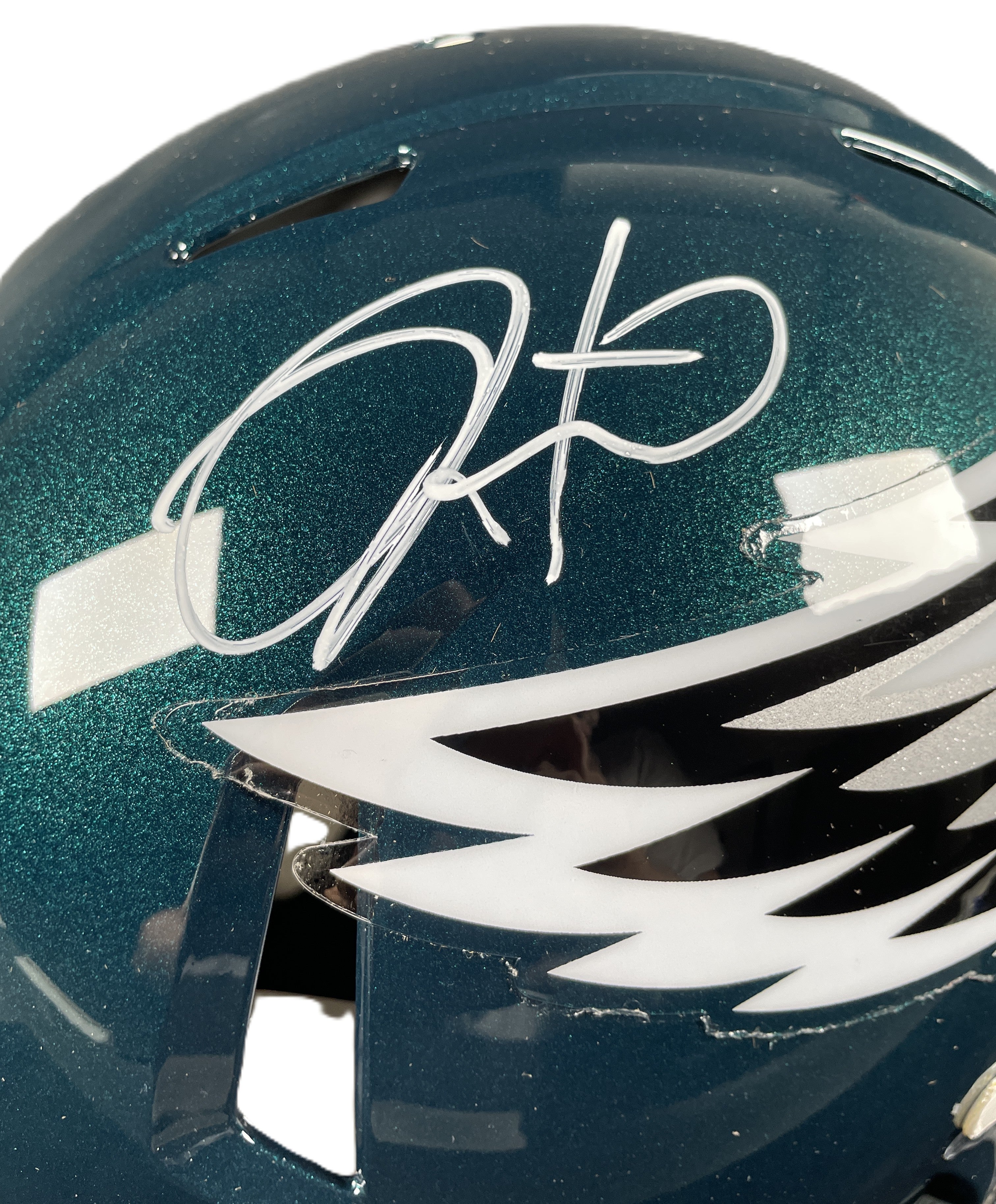 Jalen Hurts Signed Philadelphia Eagles F/S Speed Authentic Helmet Fanatics COA