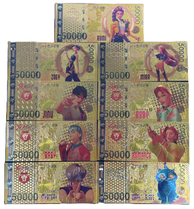 K-Pop Demon Hunters Prop Bank Note- Rumi Jinu Zobie Exclusive
