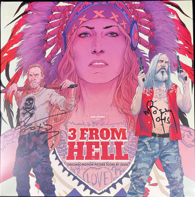 Bill Moseley & Richard Brake Signed 3 From Hell Vinyl Record Autographed JSA COA