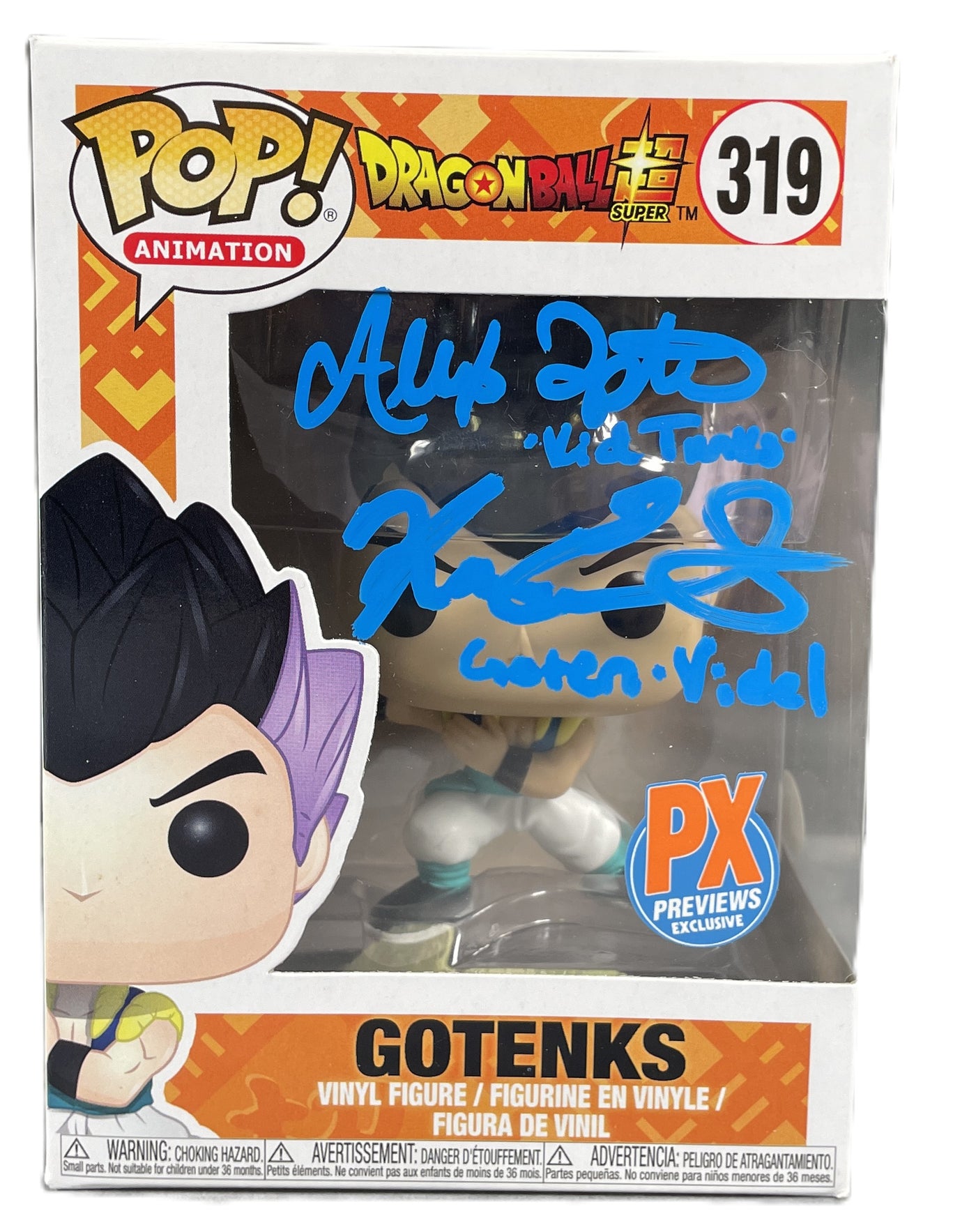 Alexis Tipton & Kara Edwards Signed Funko Pop Dragon Ball Z Gotenks #319 JSA COA