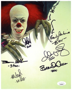 Image of IT Cast Signed 8x10 Photo Pennywise Autographed Seth Green JSA COA