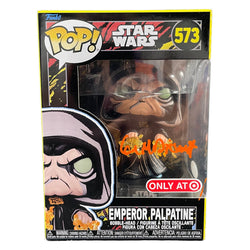 Image of Ian McDiarmid Signed Funko POP Star Wars Emperor Palpatine BL Autographed JSA COA