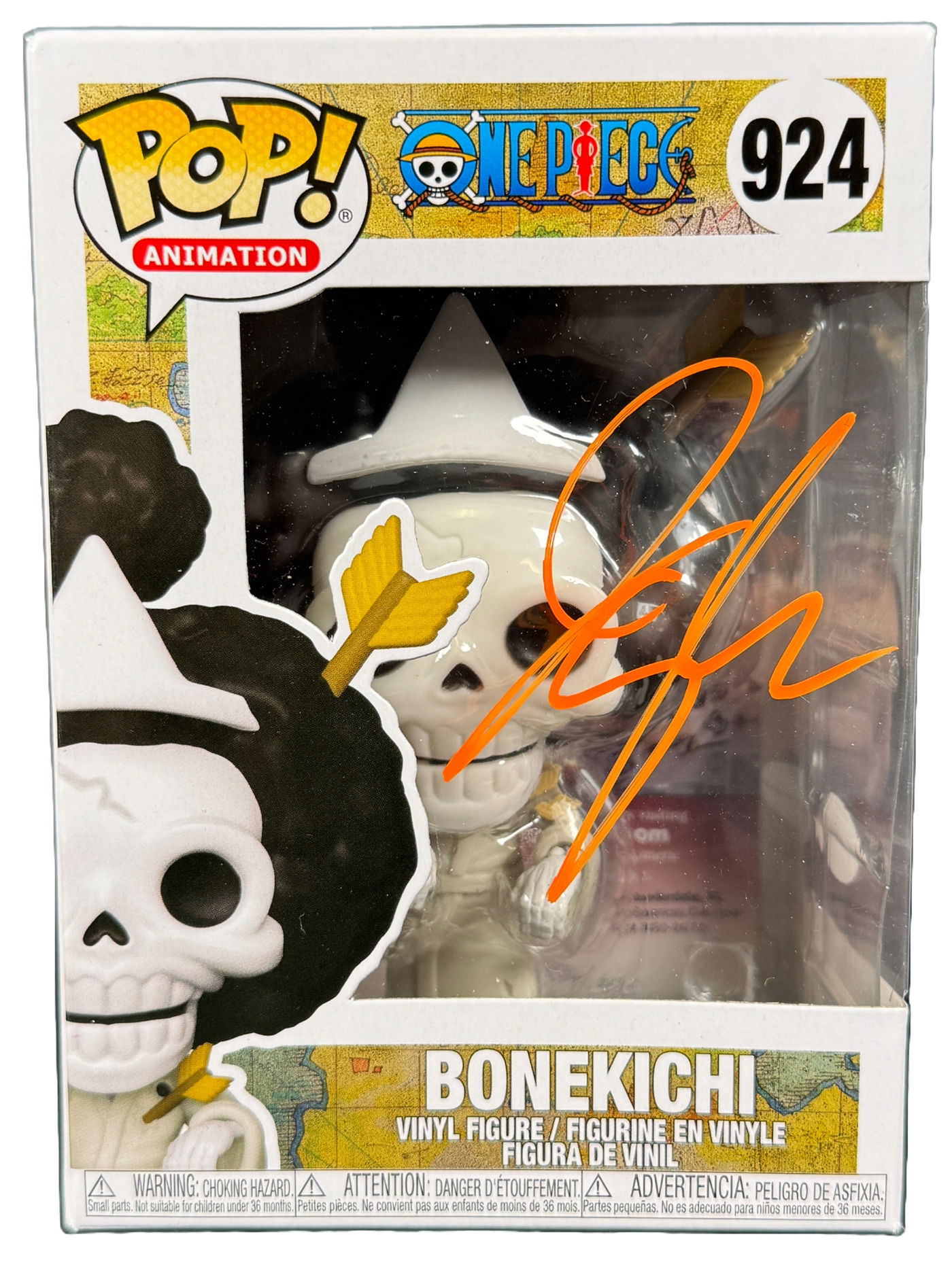 Ian Sinclair Signed Funko Pop One Piece Bonekichi #924 Autographed JSA COA