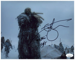 Image of Ian Whyte Autographed 8x10 Photo Game of Thrones Wun Wun Signed JSA COA