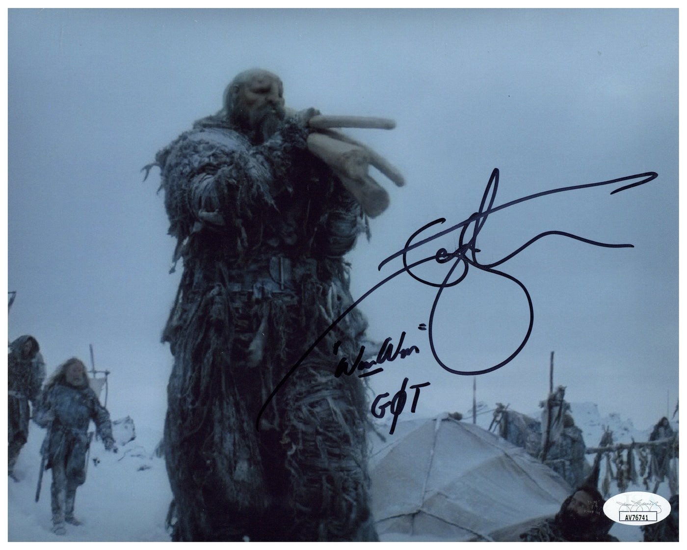 Ian Whyte Autographed 8x10 Photo Game of Thrones Wun Wun Signed JSA COA