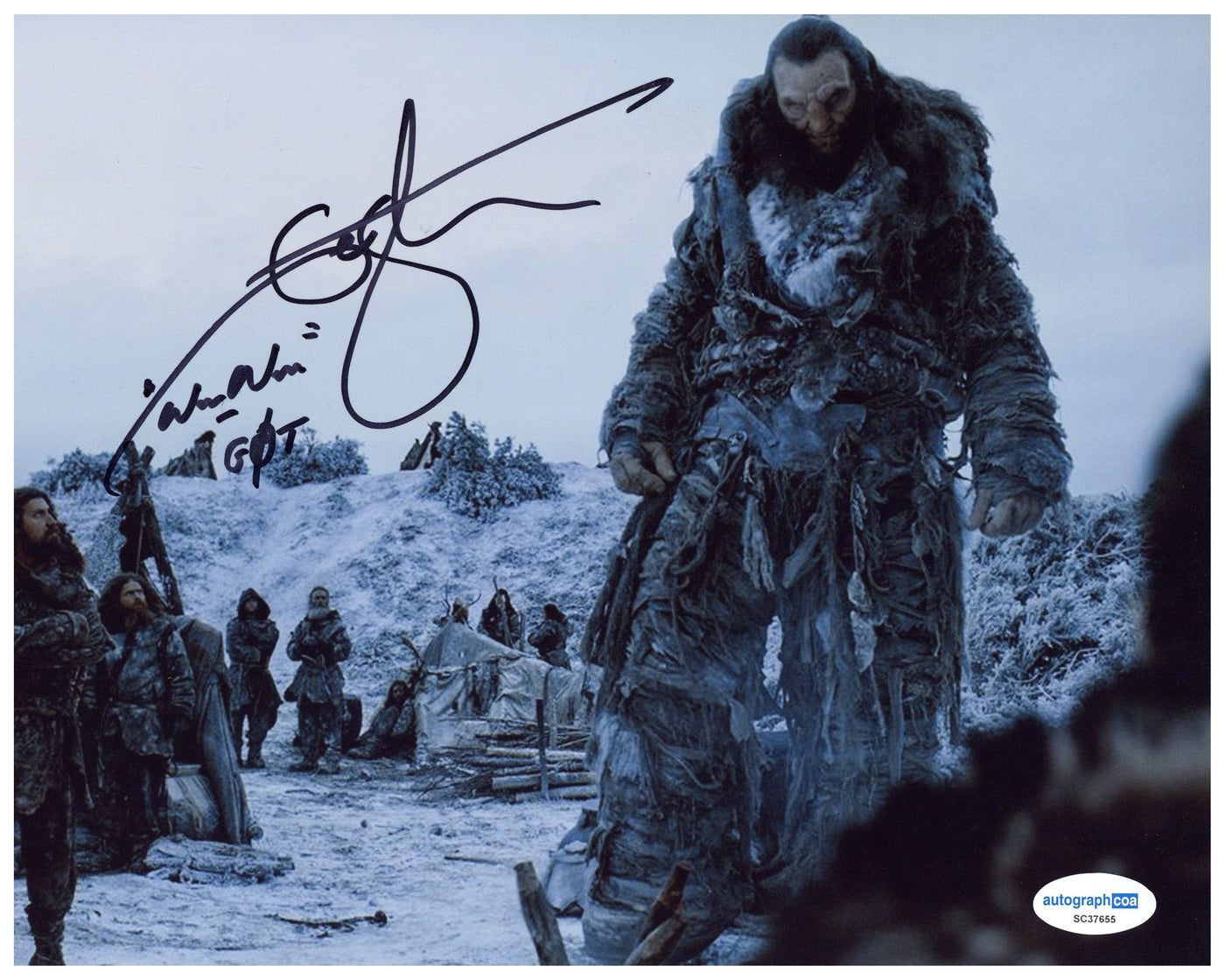 Ian Whyte Signed 8x10 Photo Game of Thrones Autographed ACOA
