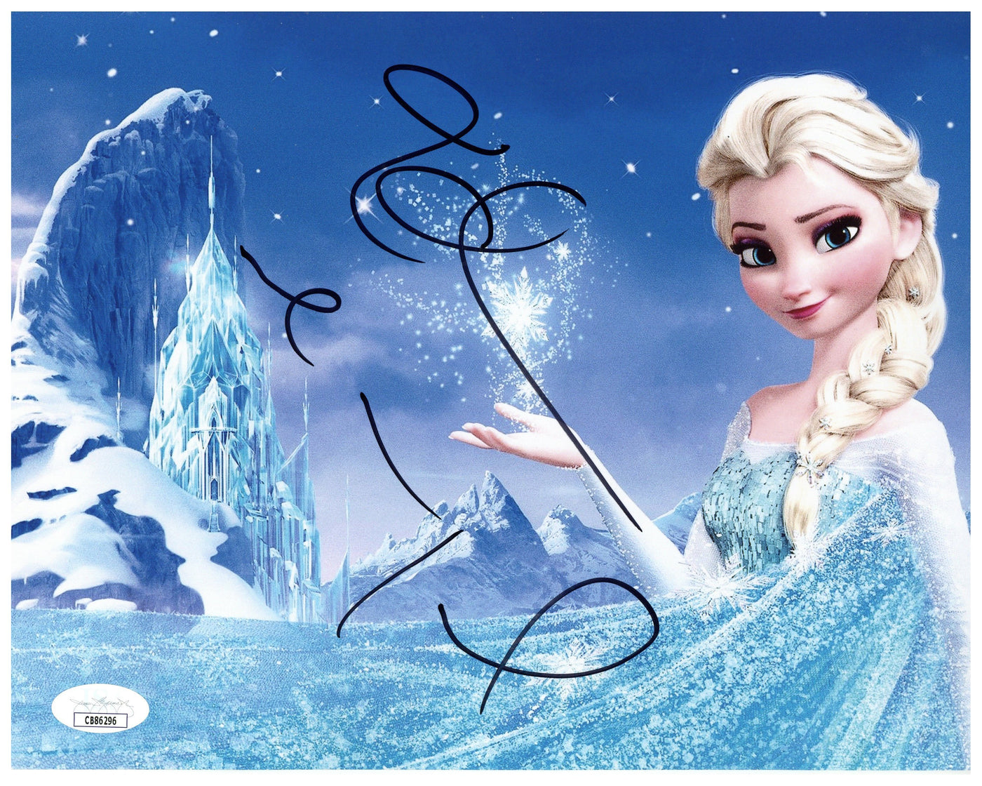 Idina Menzel Signed 8x10 Photo Elsa Frozen Autographed JSA COA