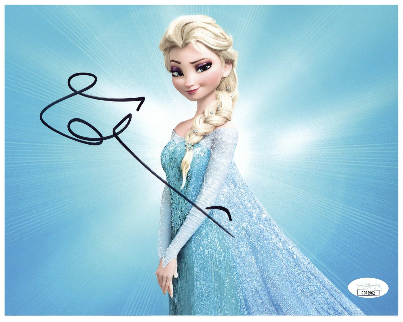 Idina Menzel Signed 8x10 Photo Frozen Elsa Autographed JSA COA