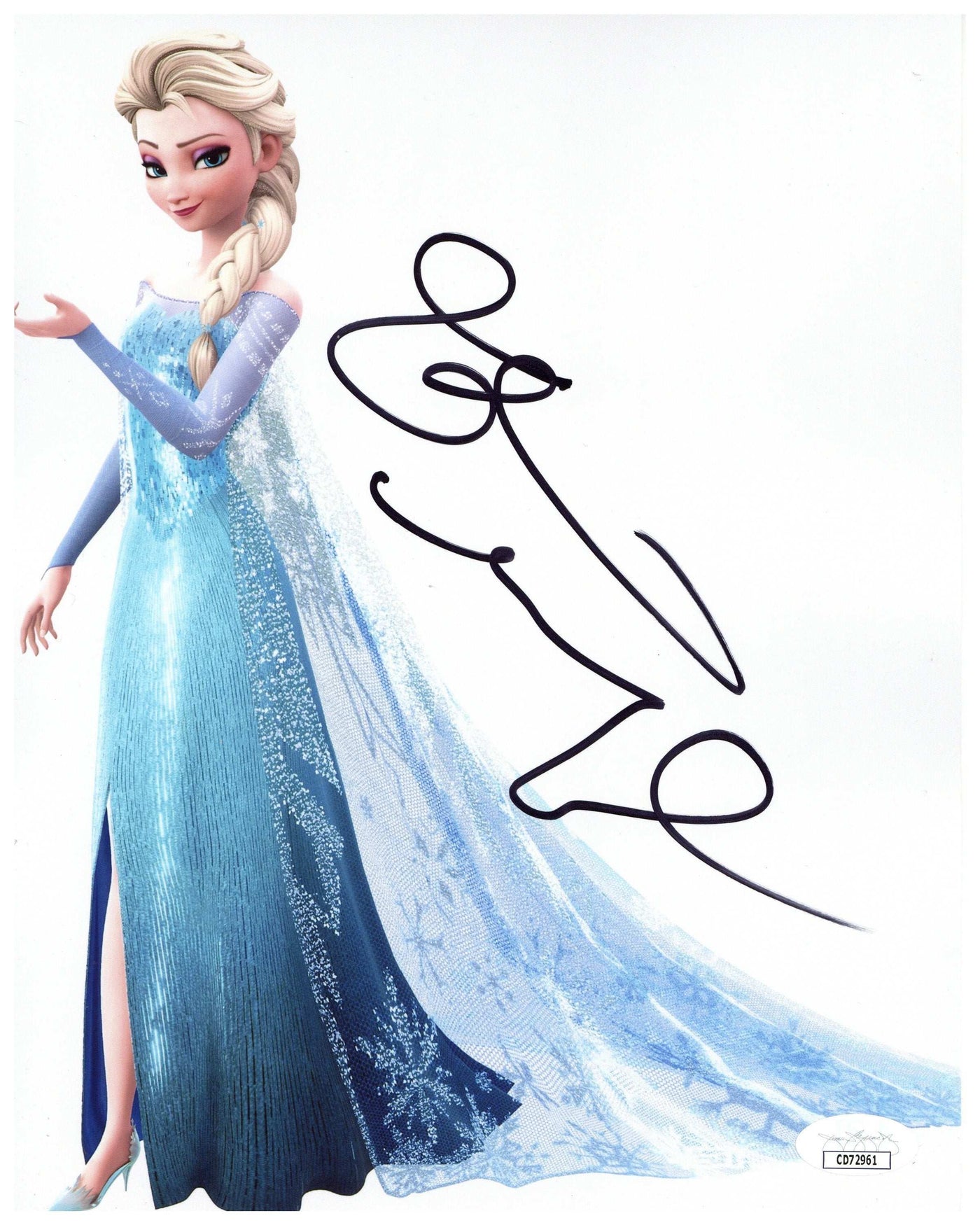 Idina Menzel Signed 8x10 Photo Frozen Elsa Autographed JSA COA