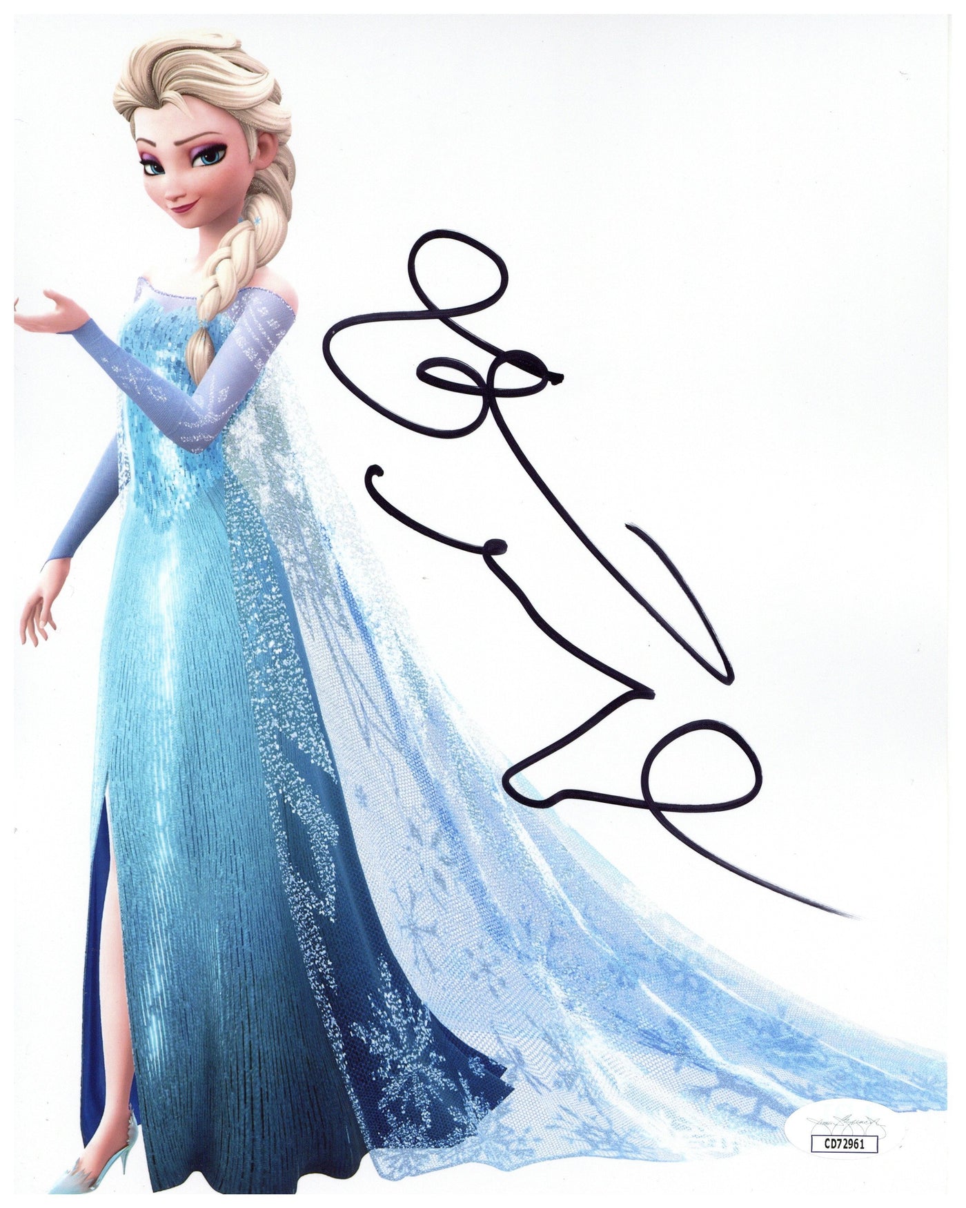 Idina Menzel Signed 8x10 Photo Frozen Elsa Autographed JSA COA