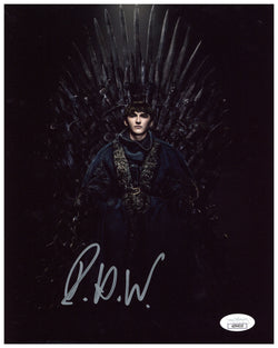 Image of Isaac Hempstead Wright Signed 8x10 Photo Game of Thrones Bran Stark Auto JSA #4