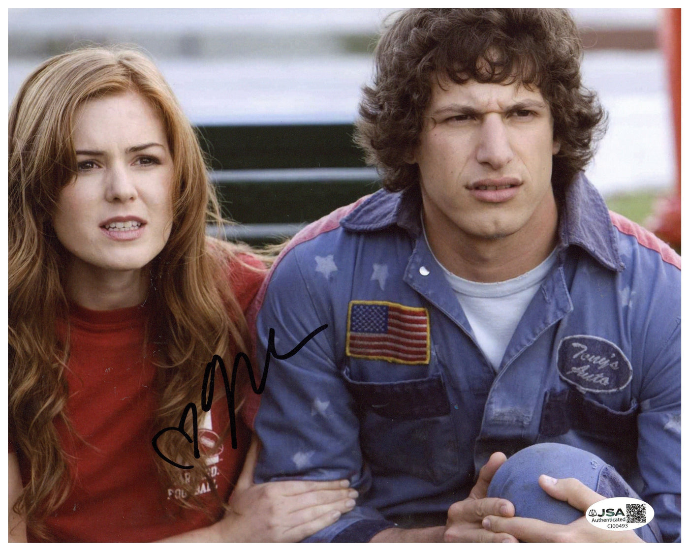 Isla Fisher Signed 8x10 Photo Hot Rod Autographed JSA COA