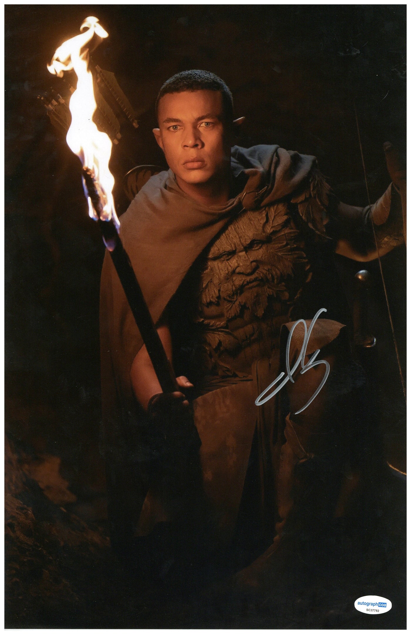Ismael Cruz Cordova Signed 11x17 Photo Lord of the Rings Autographed ACOA