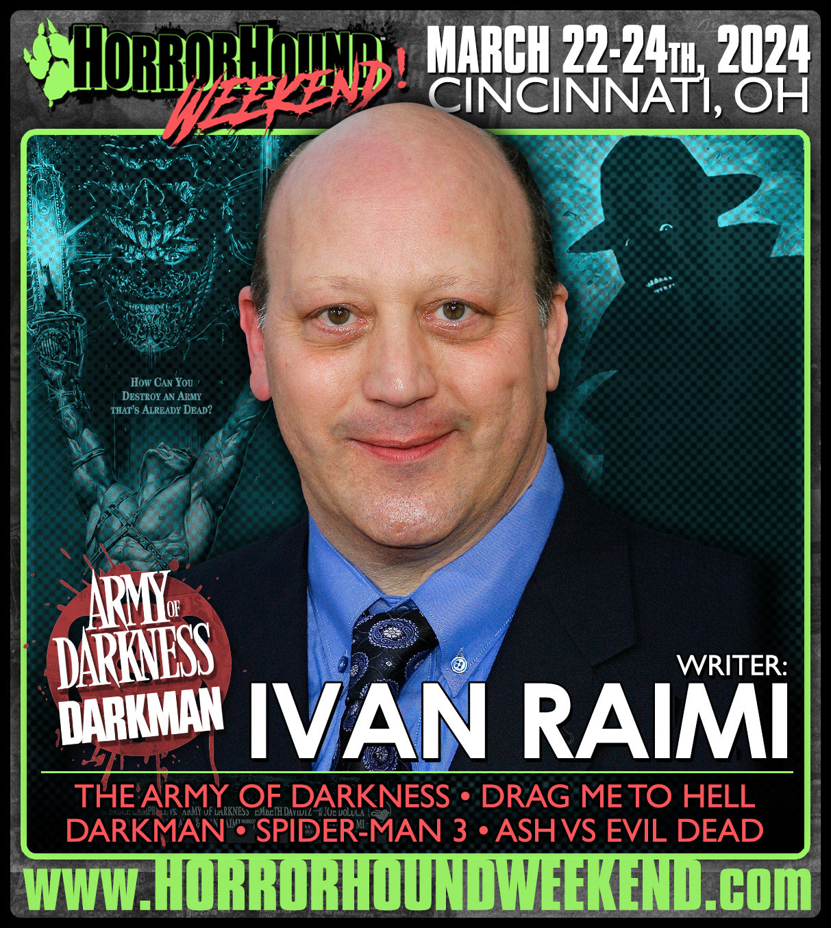 Ivan Raimi Official Autograph MailIn Service HorrorHound Weekend 20