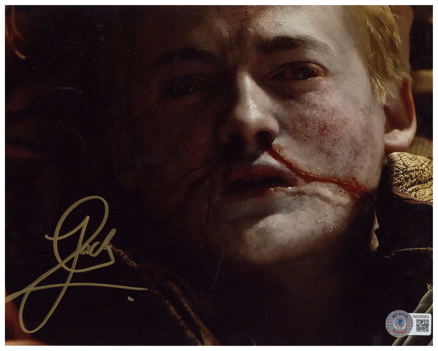 JACK GLEESON SIGNED 8X10 PHOTO GAME OF THRONES JOFFREY AUTOGRAPHED BAS 3