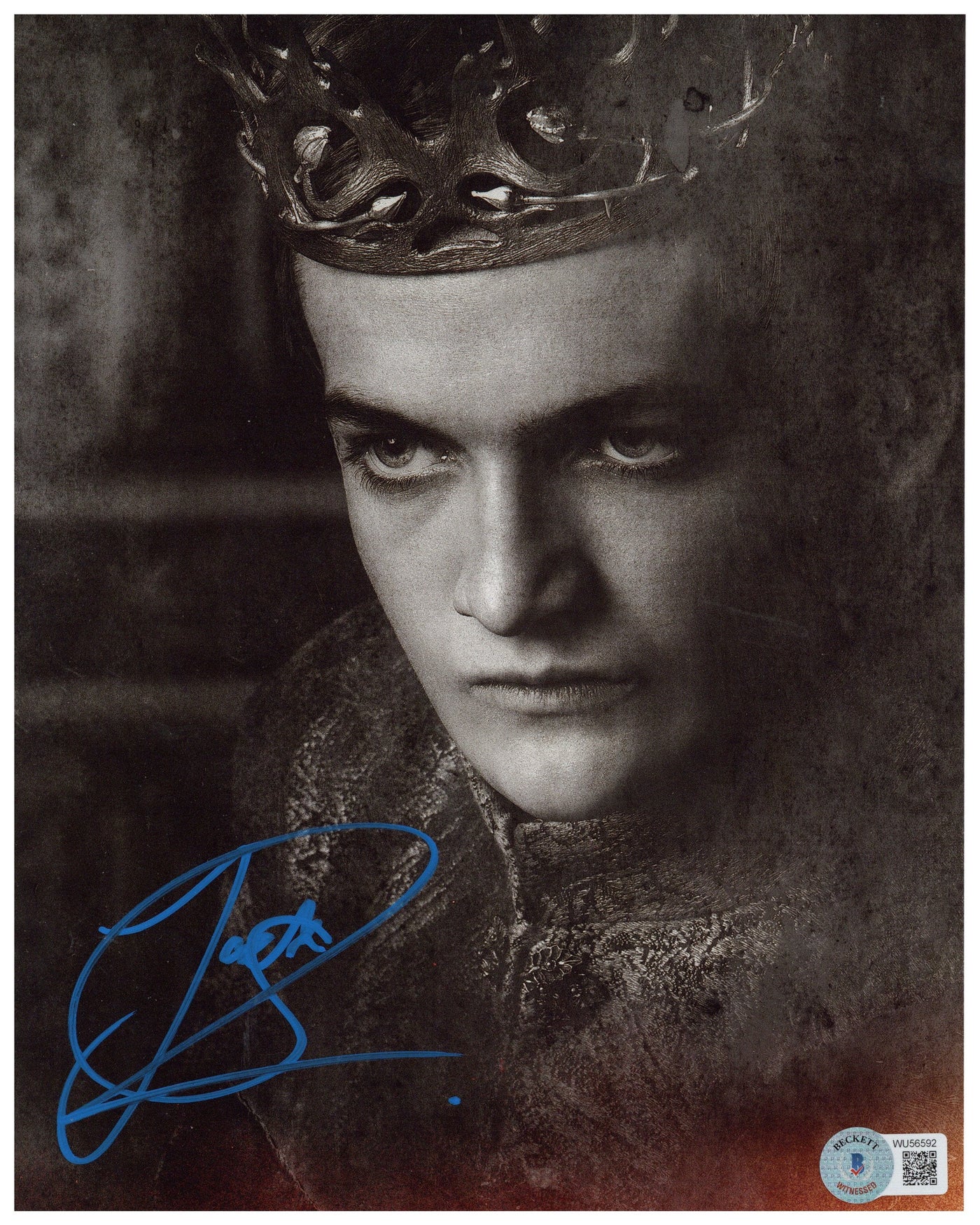 JACK GLEESON SIGNED 8X10 PHOTO GAME OF THRONES JOFFREY AUTOGRAPHED BAS 5