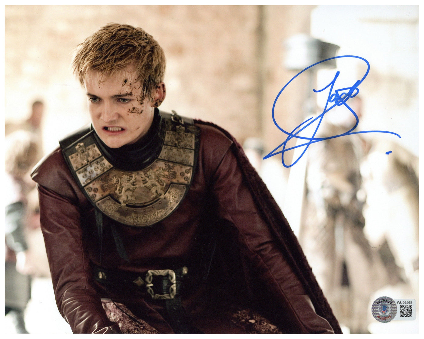 JACK GLEESON SIGNED 8X10 PHOTO GAME OF THRONES JOFFREY AUTOGRAPHED BAS