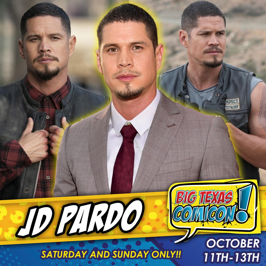 JD Pardo Official Autograph Mail-In Service - Big Texas Comicon 2024