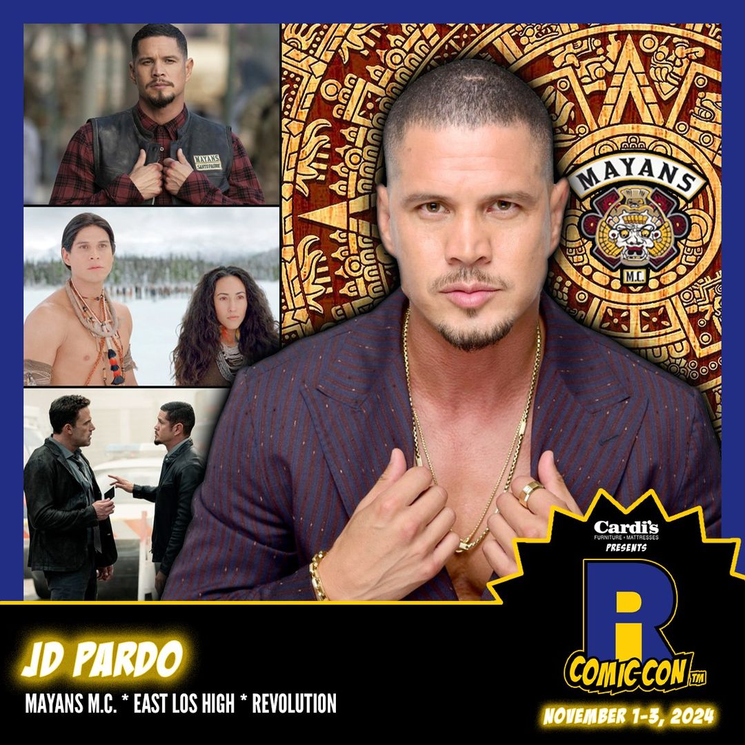 JD Pardo Official Autograph Mail-In Service - Rhode Island Comic Con 2024