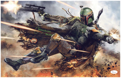 Image of JEREMY BULLOCH Signed 11x17 Photo Star Wars Boba Fett Autographed JSA COA 3