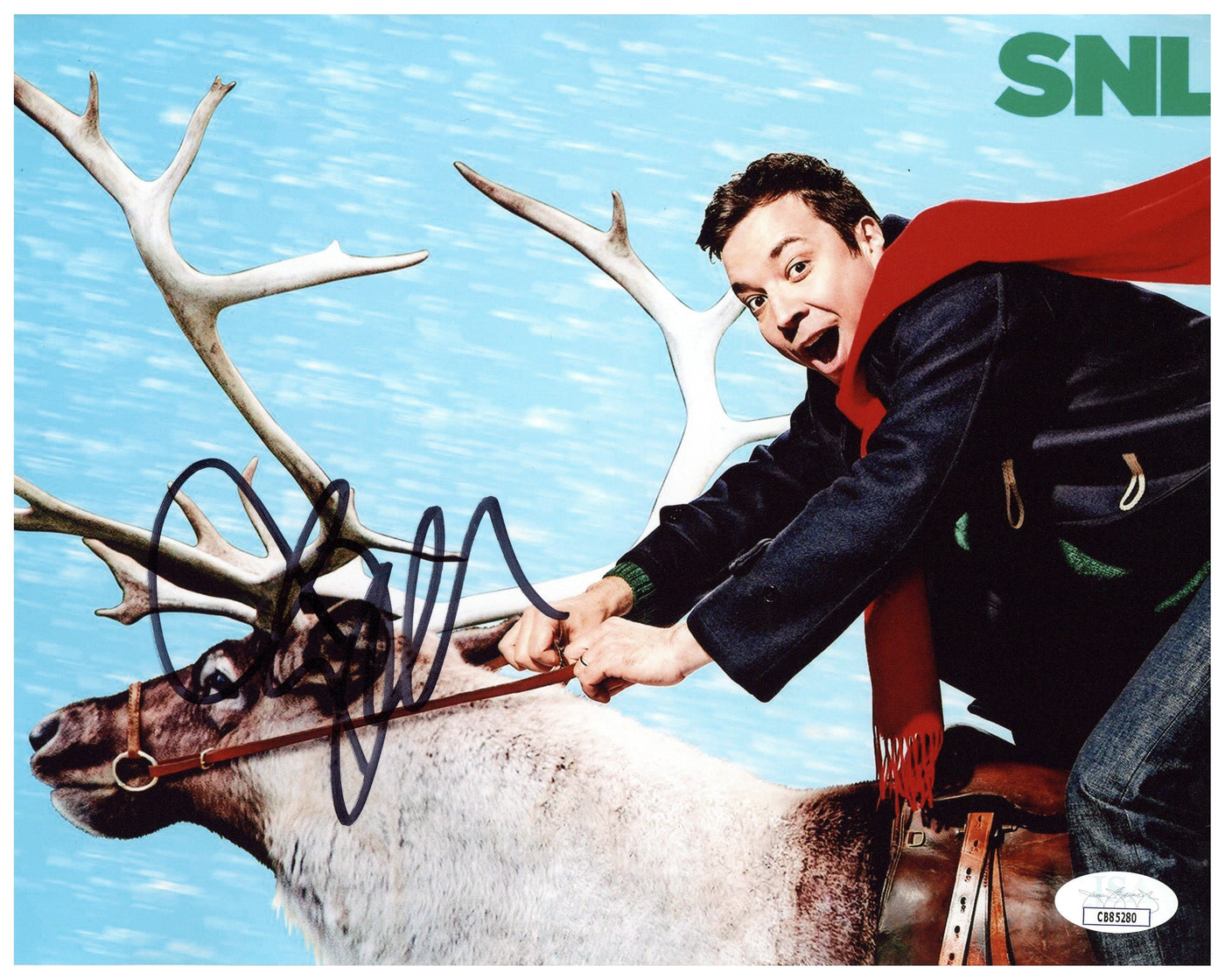 JIMMY FALLON Signed 8x10 Photo SNL Autographed JSA COA #2