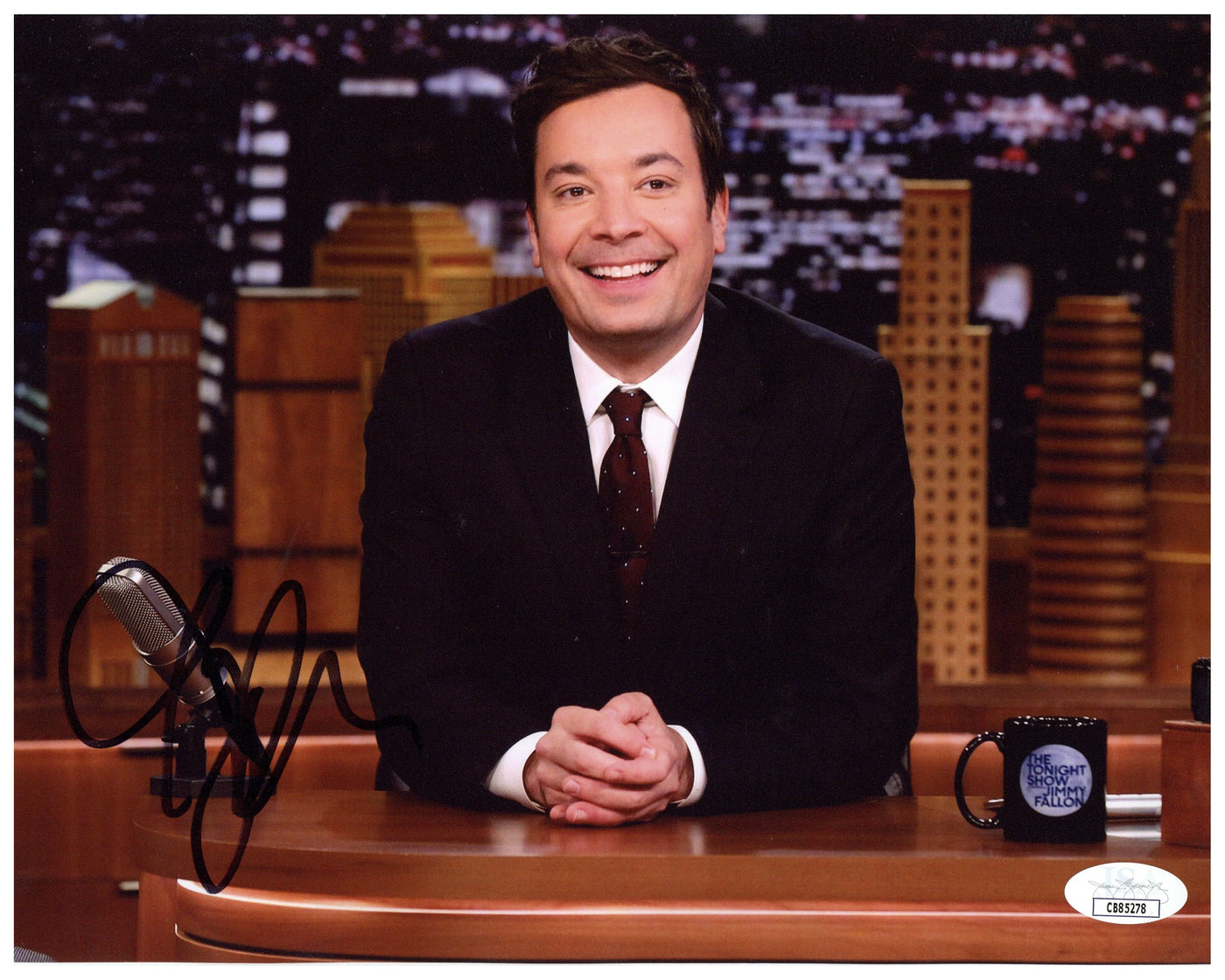 JIMMY FALLON Signed 8x10 Photo Tonight Show Autographed JSA COA