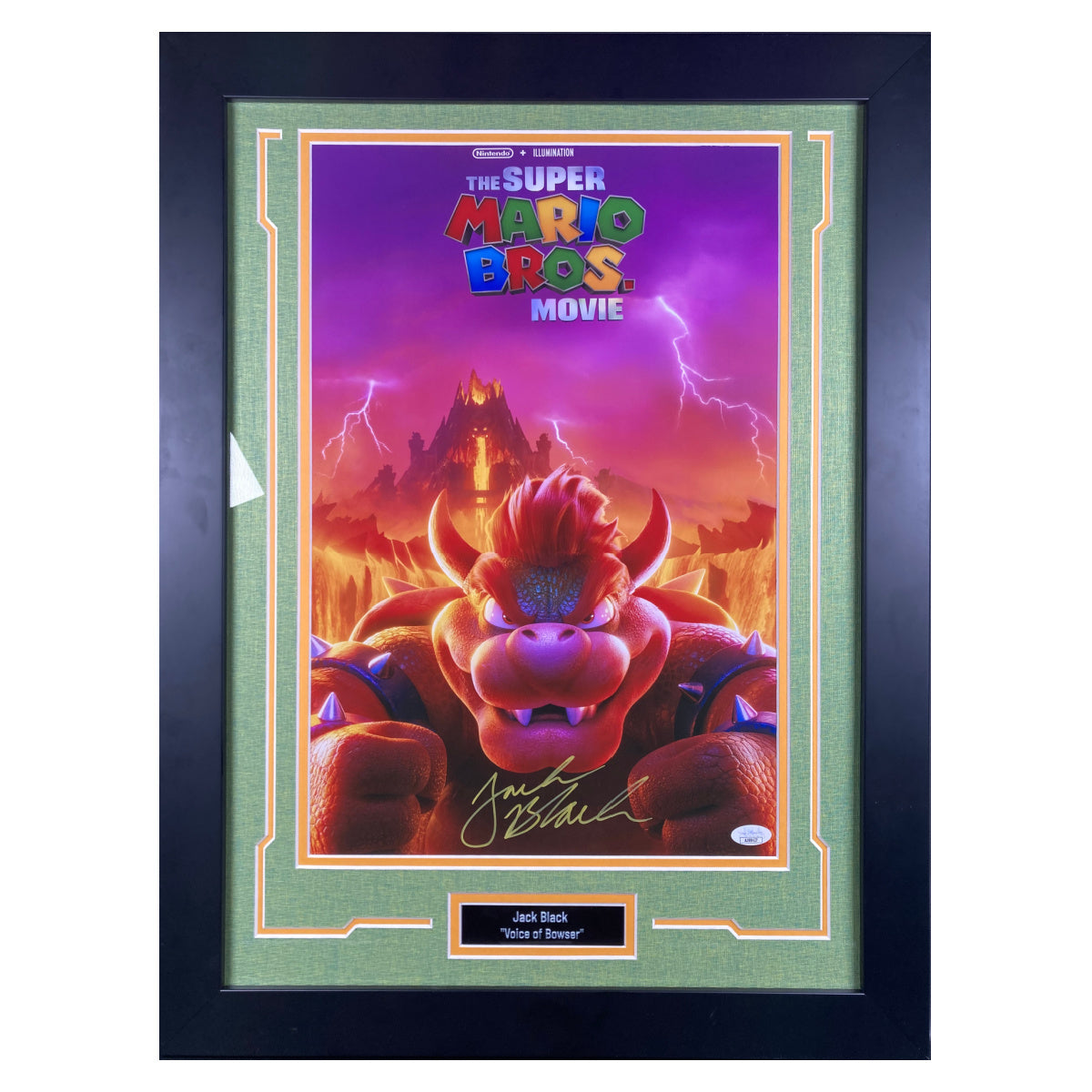 Jack Black Signed 11x17 Framed Photo Super Mario Bros. Bowser Autographed JSA COA