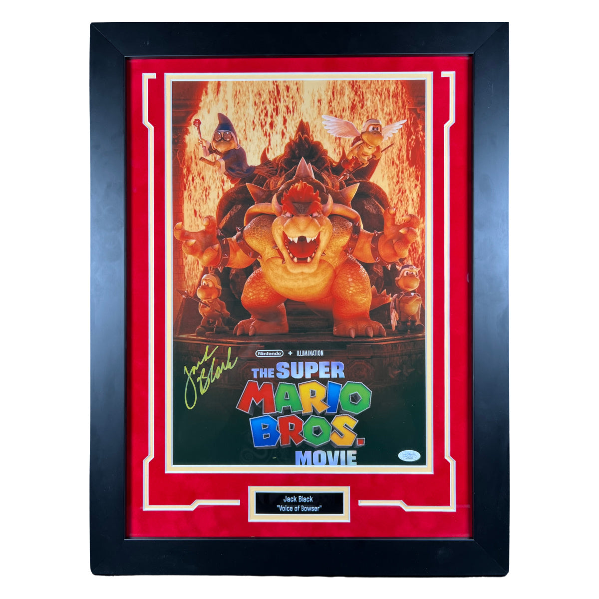 Jack Black Signed 11x17 Framed Photo Super Mario Bros. Bowser Autographed - JSA COA