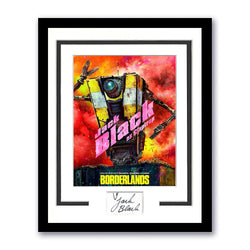 Image of Jack Black Signed Cut 11x14 Custom Framed Borderlands Autographed ACOA