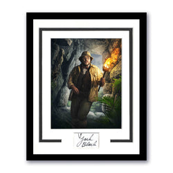Image of Jack Black Signed Cut 11x14 Custom Framed Jumanji Autographed ACOA
