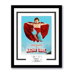 Image of Jack Black Signed Cut 11x14 Custom Framed Nacho Libre Autographed ACOA
