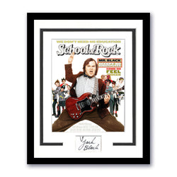 Image of Jack Black Signed Cut 11x14 Custom Framed School of Rock Autographed ACOA