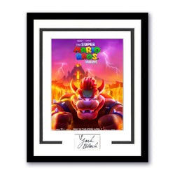 Image of Jack Black Signed Cut 11x14 Custom Framed Super Mario Bros Autographed ACOA