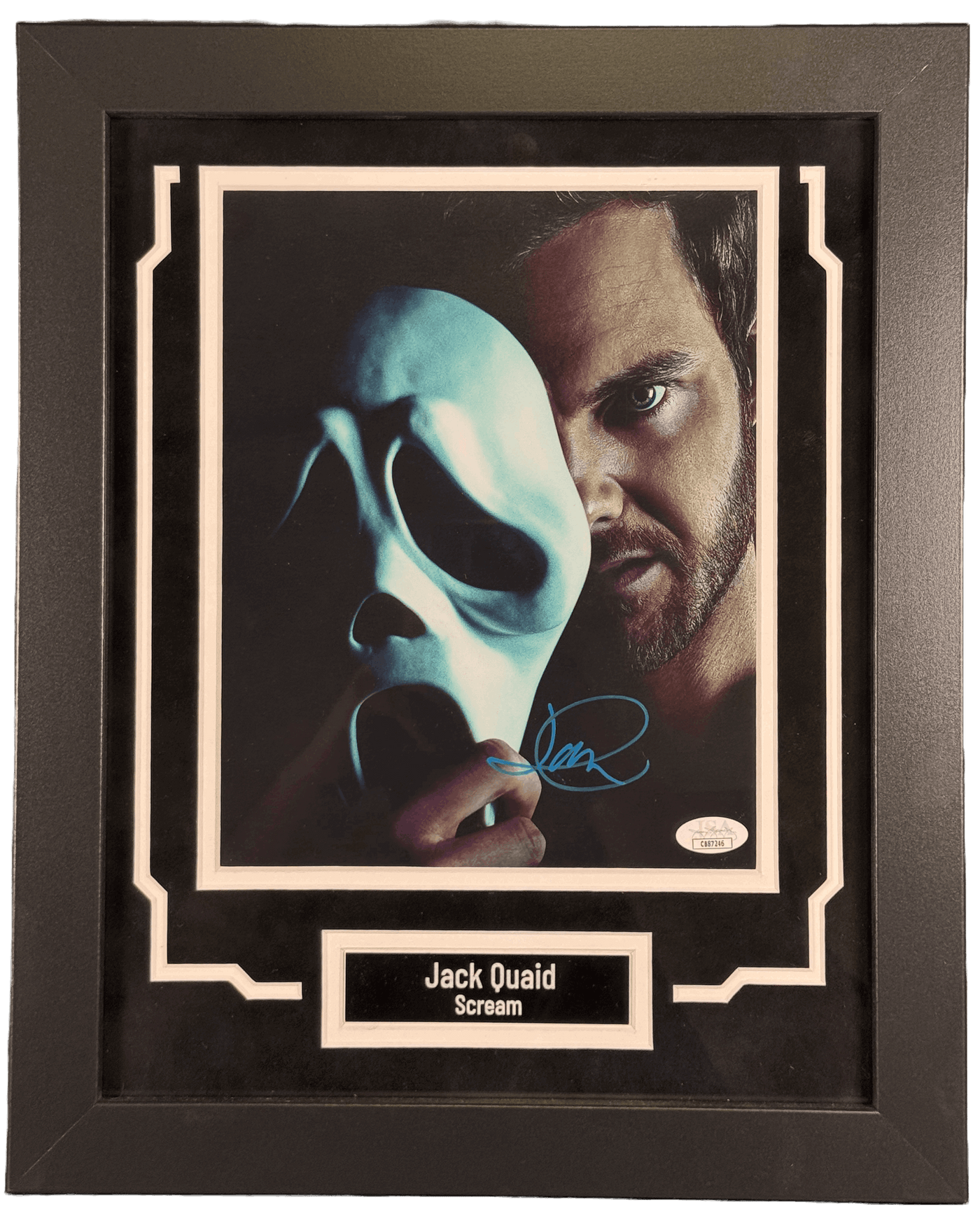 Jack Quaid Signed 8x10 Custom Framed Photo Scream GHOSTFACE Horror JSA COA