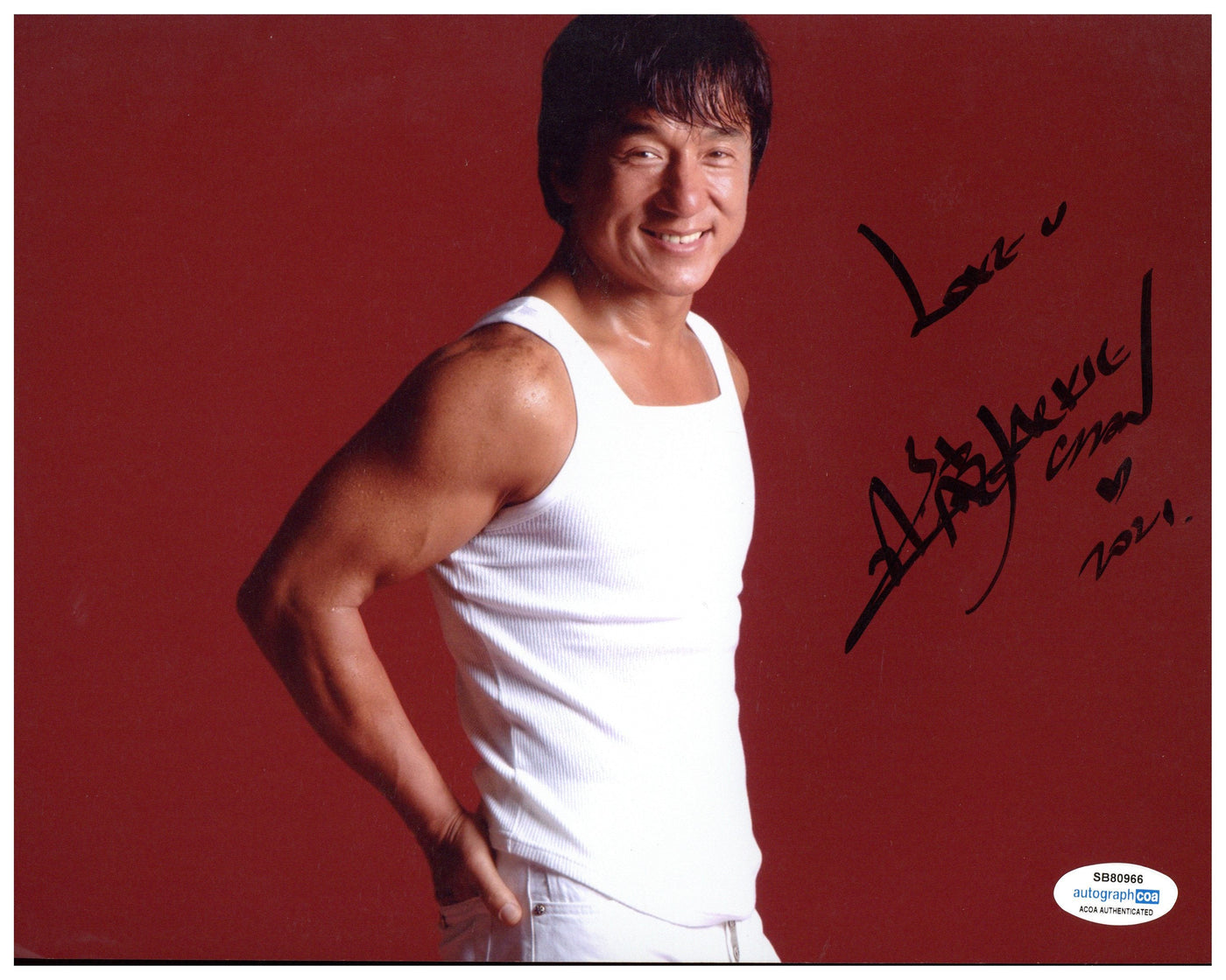 Jackie Chan Signed 8x10 Photo Rush Hour Autographed AutographCOA