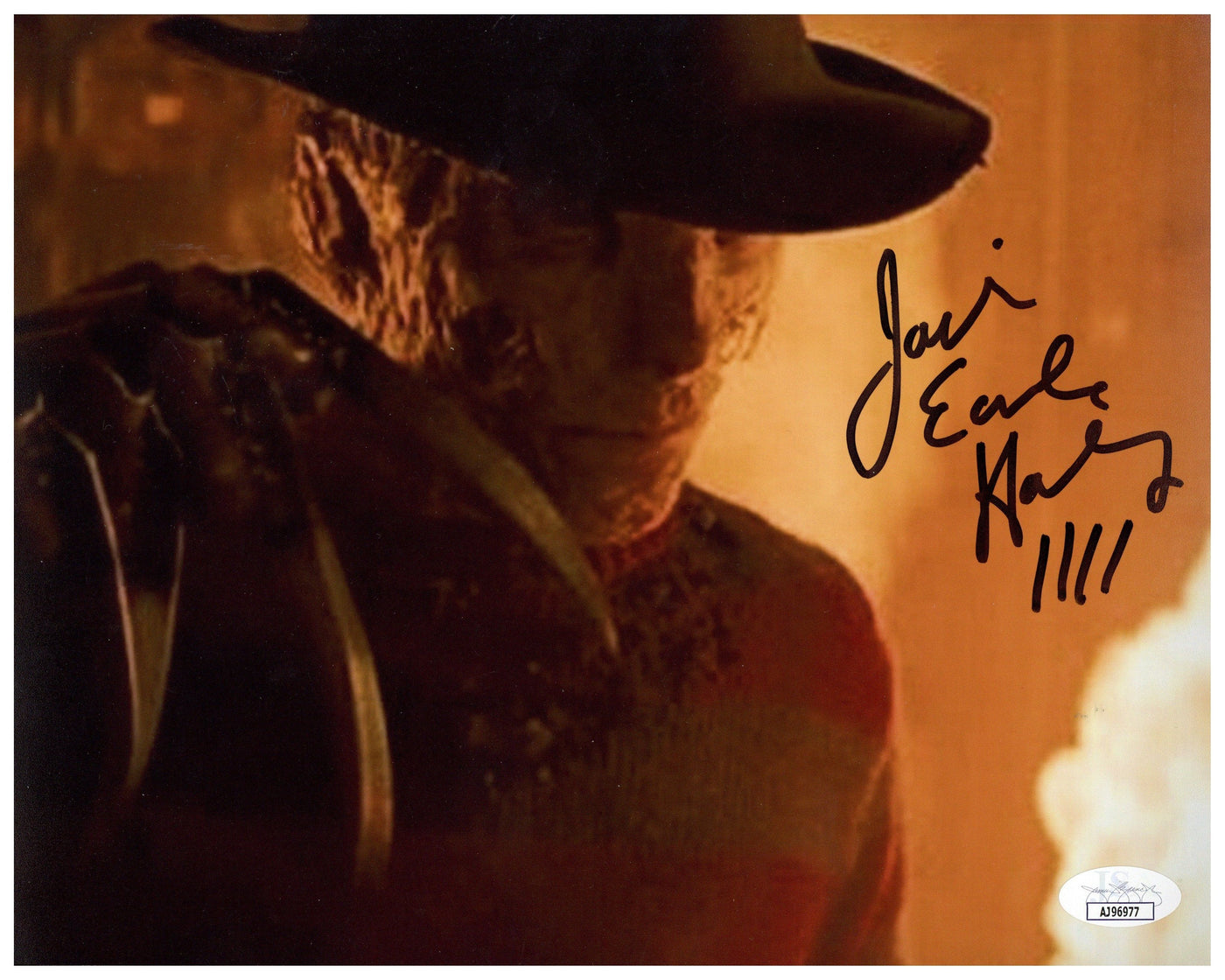 Jackie Earle Haley Signed 8x10 Photo A Nightmare on Elm Street Autographed JSA COA