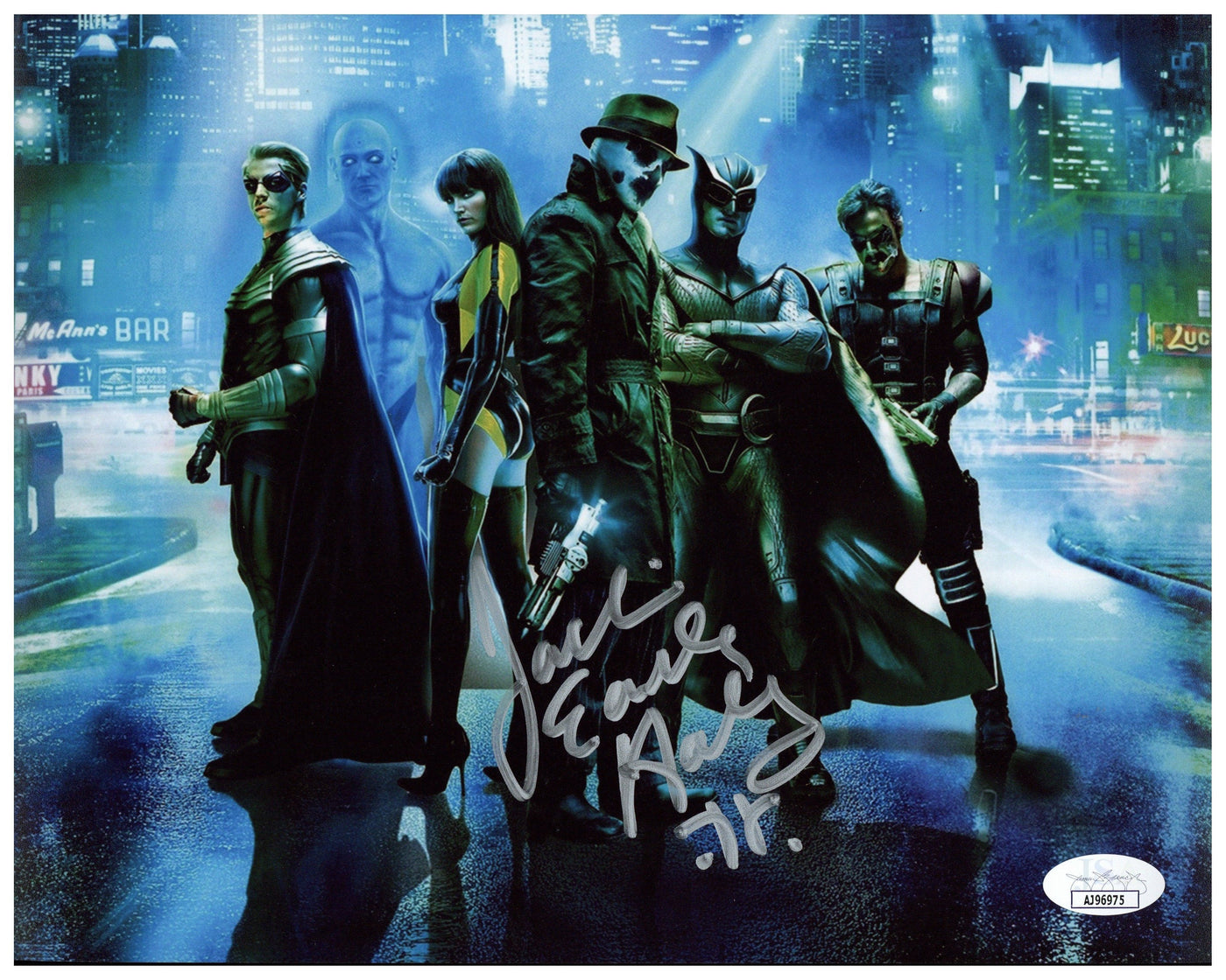 Jackie Earle Haley Signed 8x10 Photo Rorschach in Watchmen Autographed JSA COA
