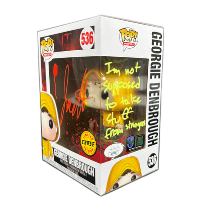 Jackson Robert Scott Signed Funko POP IT Georgie Chase Autographed JSA COA #2