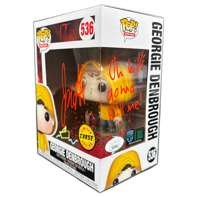 Jackson Robert Scott Signed Funko POP IT Georgie Chase Autographed JSA COA