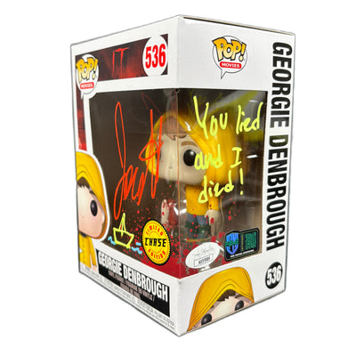 Jackson Robert Scott Signed Funko POP IT Georgie Chase Autographed JSA COA #3