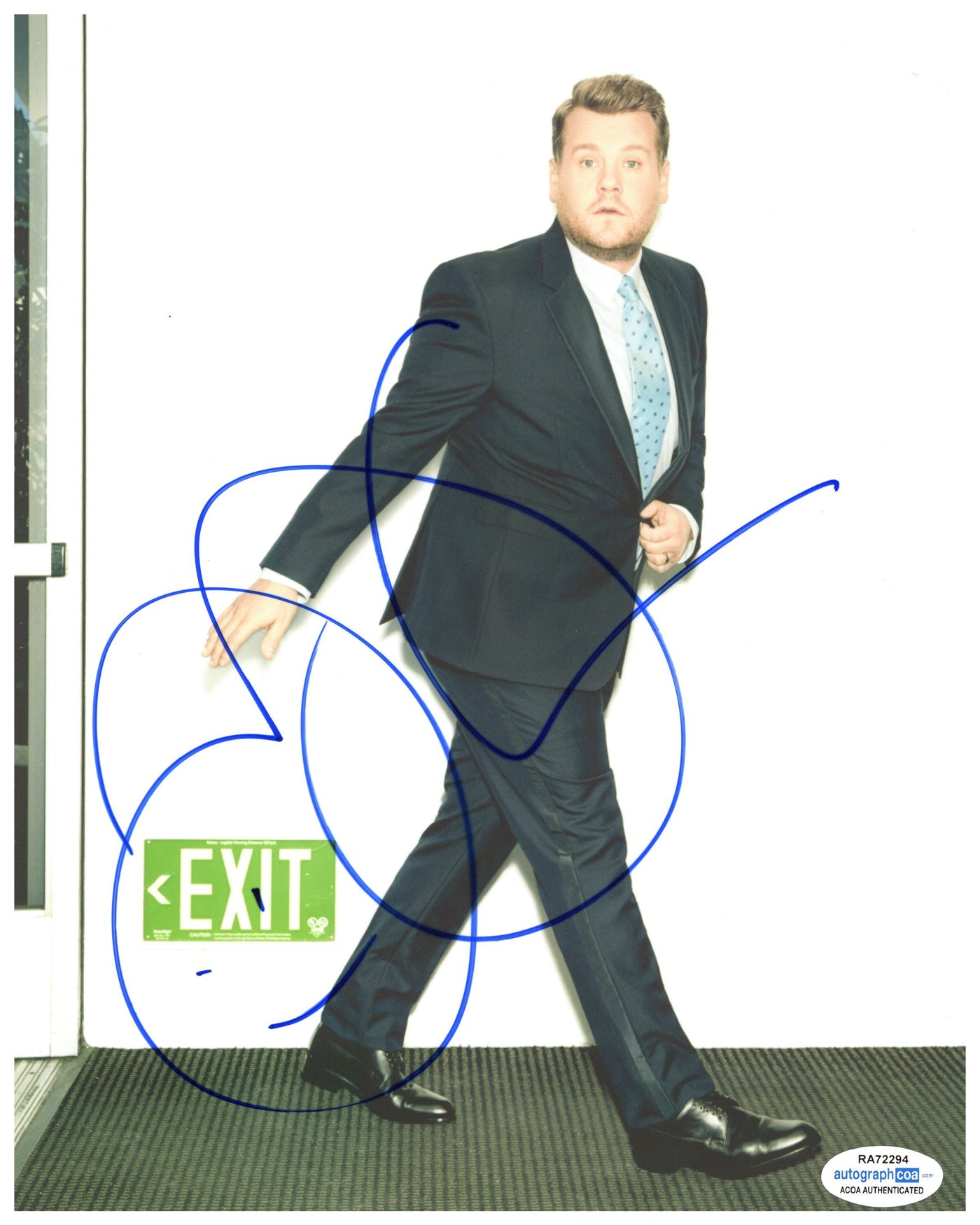 James Corden Signed 8x10 Photo Autographed AutographCOA