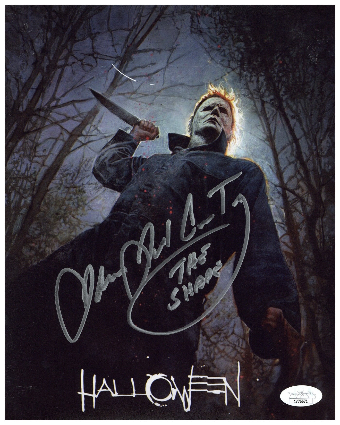 James Jude Courtney Signed 8x10 Photo Halloween Michael Myers Autographed JSA COA