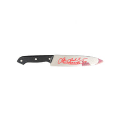 Image of James Jude Courtney Signed Plastic Knife Halloween Michael Myers Autographed JSA