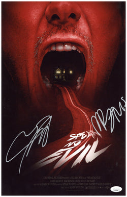 Image of James McAvoy & Mackenzie Davis Signed 11x17 Photo Speak No Evil Autographed JSA #2
