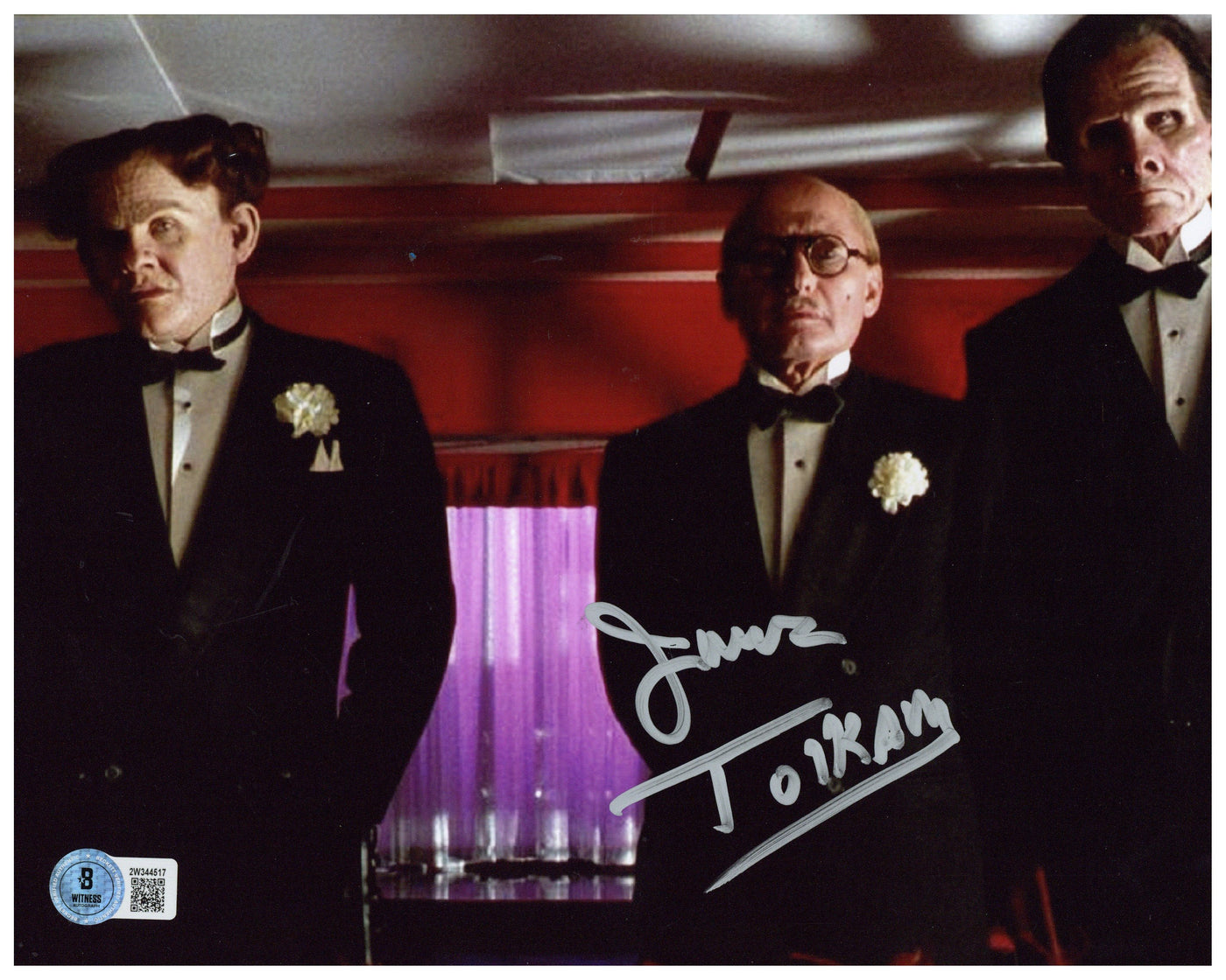 James Tolkan Signed 8x10 Photo Dick Tracy Movie 1990 Autographed BAS COA