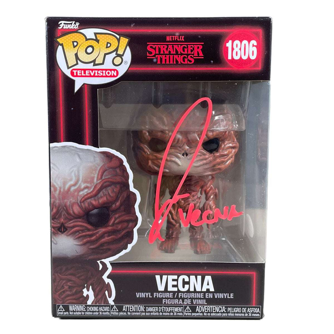 Jamie Campbell Bower Signed Funko Pop Stranger Things Vecna Autographed JSA COA 2